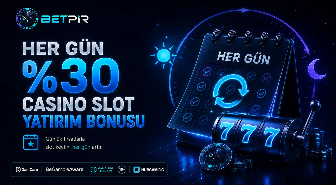 Her gün yüzde otuz casino slot yatırım bonusu